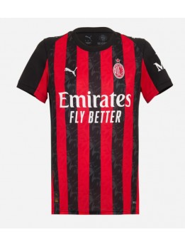 AC Milan Replika Hemmakläder Dam 2025-26 Kortärmad